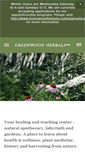 Mobile Screenshot of greenwoodherbals.com